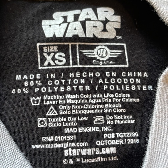 Boys Star Wars Shirt NWOT - Picture 4 of 4